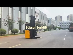 Standart kaldırma yüksekliği 7500mm Çift Uzaylı kaldırma kamyonu Katı PU lastik