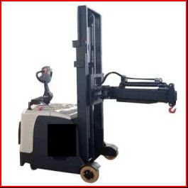 Outdoor Work Electric Pallet Truck Stand Up Rated Load 1.5 Ton