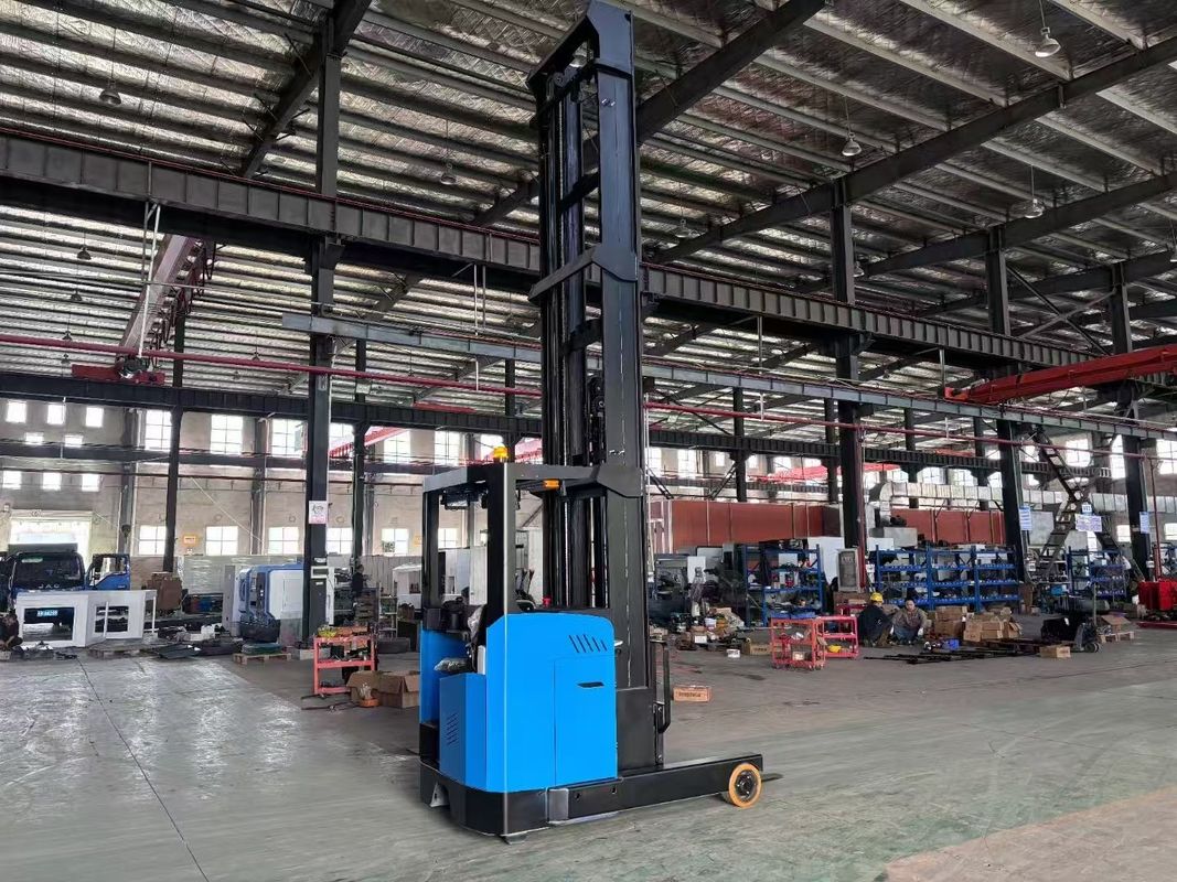 Electric Reach Forklift Height Increase 13500 Mm Rated Load 2 Tons 2000 KG 48V 500AH