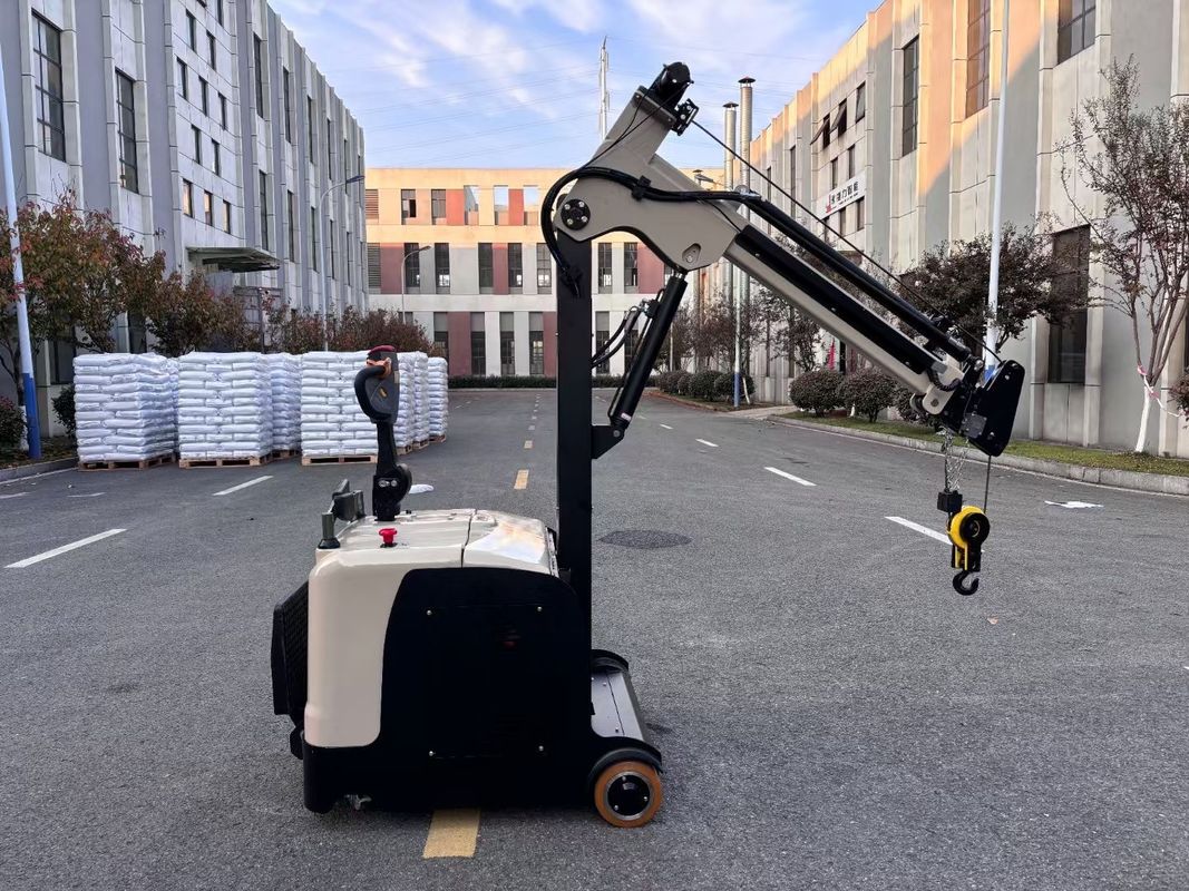Motor Customized Electric Counter Balance Forklift  Mini Crane Arm  Length 2480 mm  Lifting Height 3000 mm